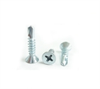 Philips CSK(Flat) Head Self Drilling Screw Zinc Plated